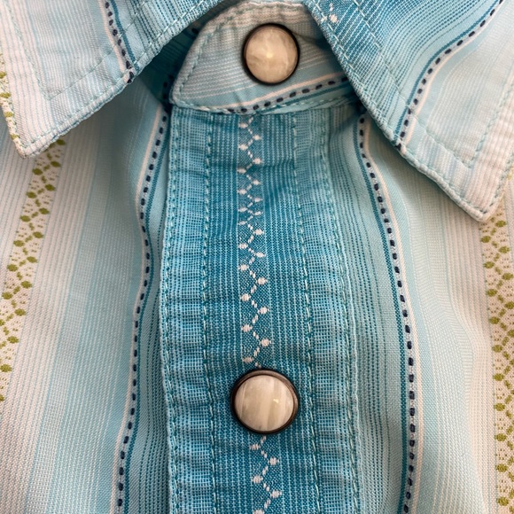 PrAna Hiking Fishing Outdoors Button Down Shirt Men's Size L Organic Cotton EUC - Picture 8 of 13